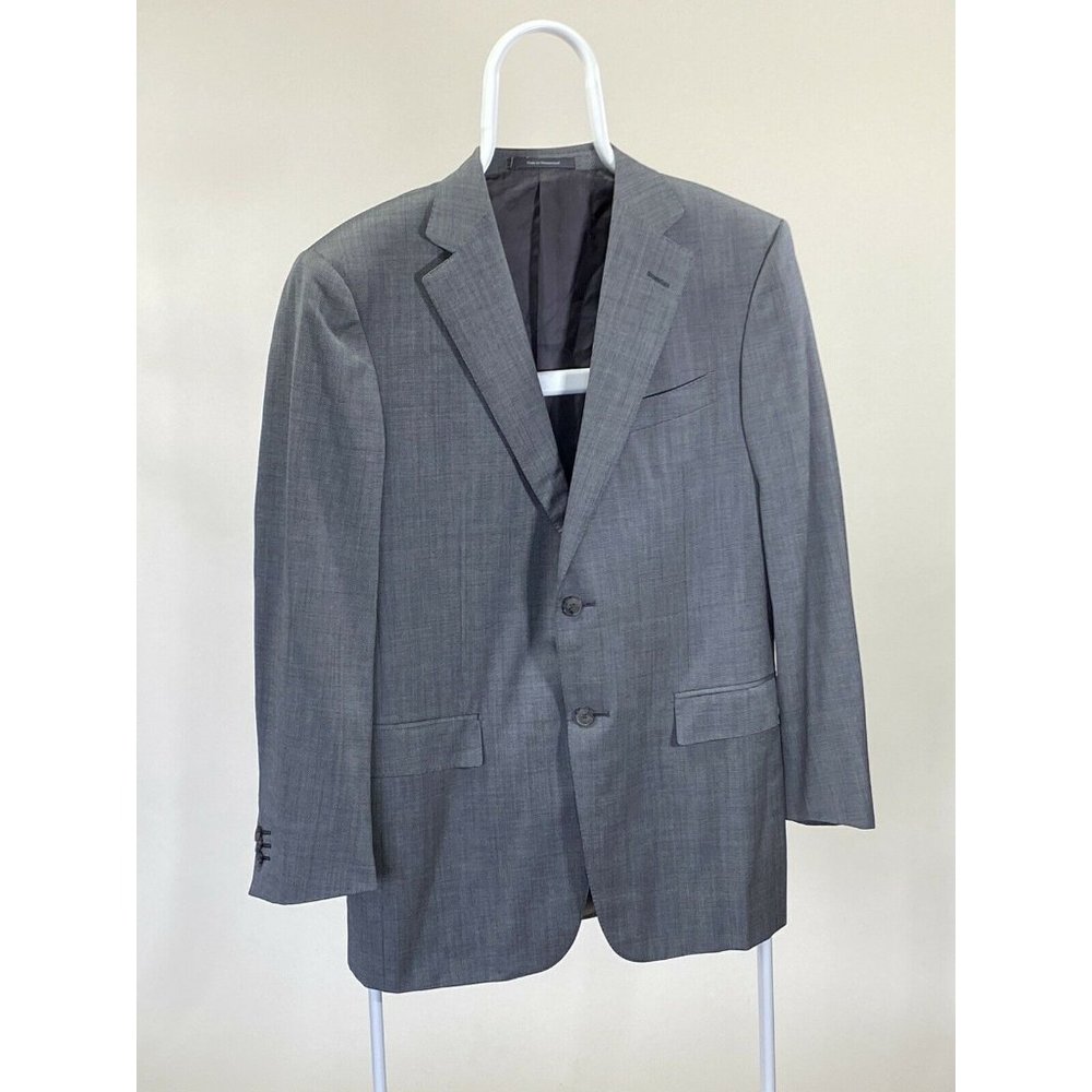 Ermenegildo Zegna Roma Wool Blazer Sport Coat Suit Jacket Mens Size 50R